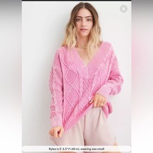 NWT Aerie Bubblegum Pink Sweater M